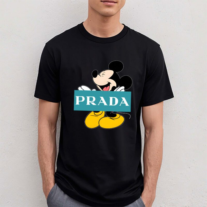 Disney Mickey Prada Unisex T Shirt Cotton Tee TAT14313 4