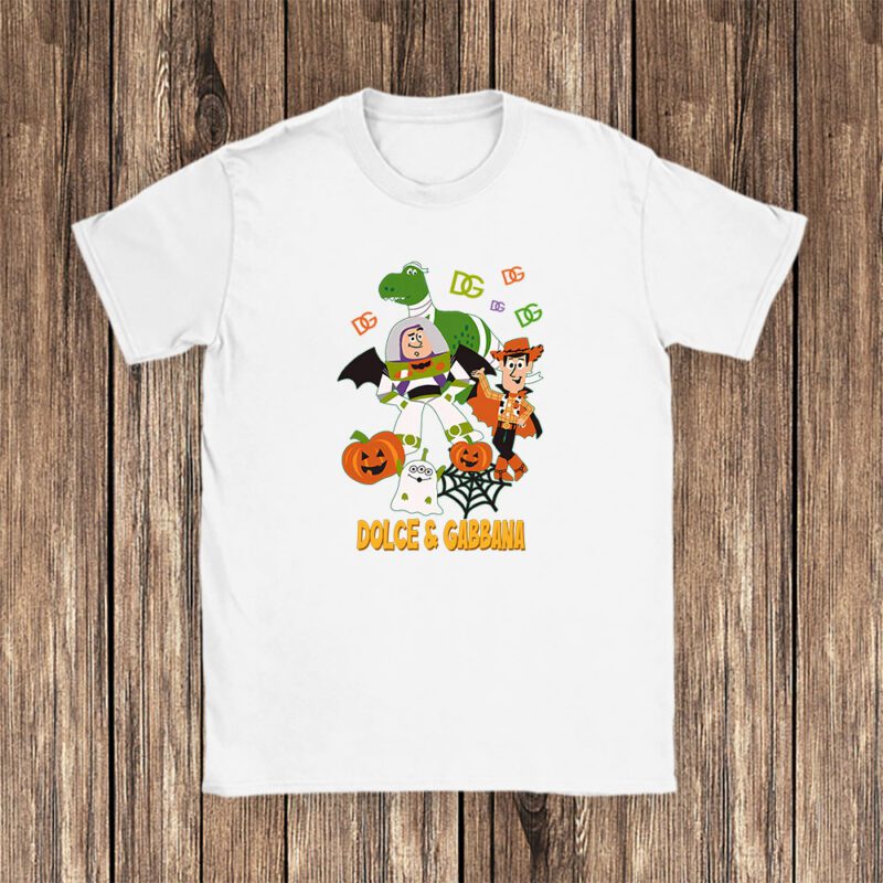 Disney Pixar Toy Story Halloween Dolce Gabbana Unisex T Shirt Cotton Tee TAT10071 1