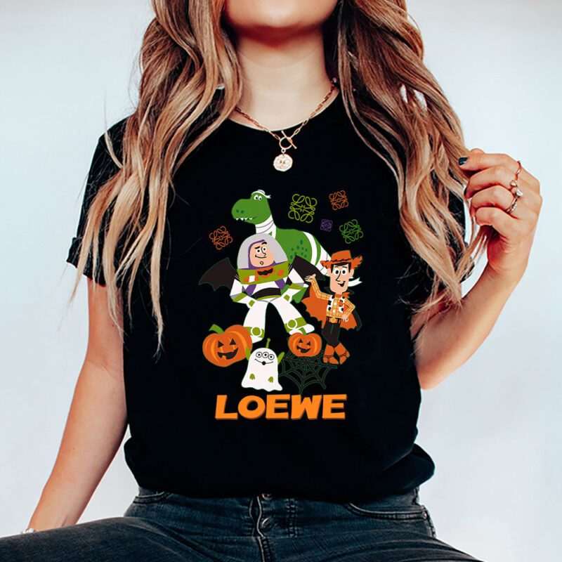Disney Pixar Toy Story Halloween Loewe Unisex T Shirt Cotton Tee TAT10081 5