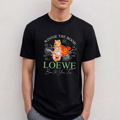 Disney Retro Pooh Halloween Loewe Unisex T-Shirt Cotton Tee TAT10091 1 Disney Retro Pooh Halloween Loewe Unisex T Shirt Cotton Tee TAT10091 1