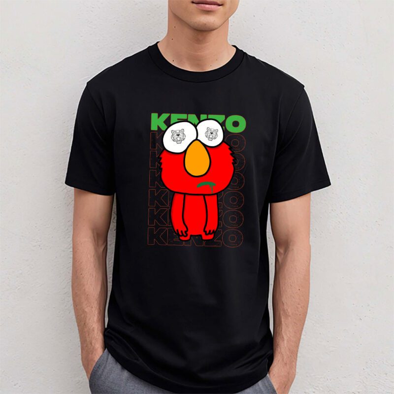 Elmo Sesame Street Kenzo Unisex T Shirt TAT5501 4