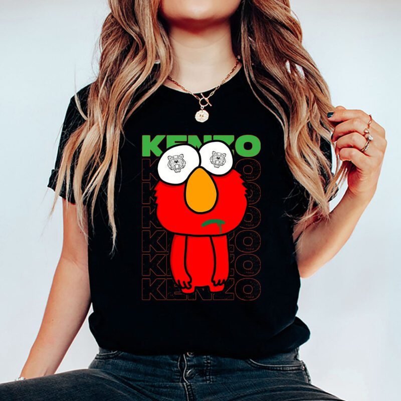Elmo Sesame Street Kenzo Unisex T Shirt TAT5501 5