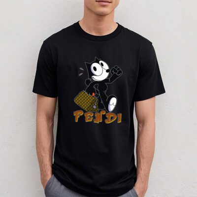 Felix The Cat Fendi Unisex T Shirt Cotton Tee TAT8167 4