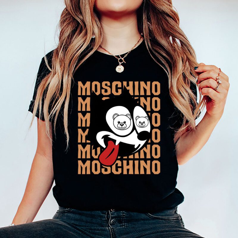 Felix The Cat Moschino Unisex T Shirt Cotton Tee TAT7038 5