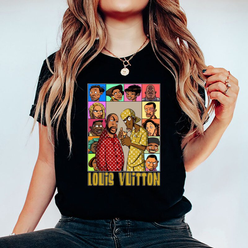 Friday The Animated Series Louis Vuitton Unisex T Shirt Cotton Tee TAT8159 5