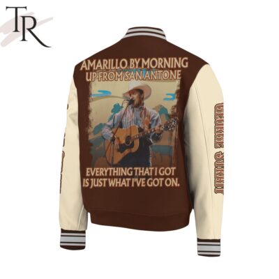 George Strait Amarillo by Morning Baseball Jacket TBJ1052 1 George Strait Amarillo by Morning Baseball Jacket TBJ1052 1