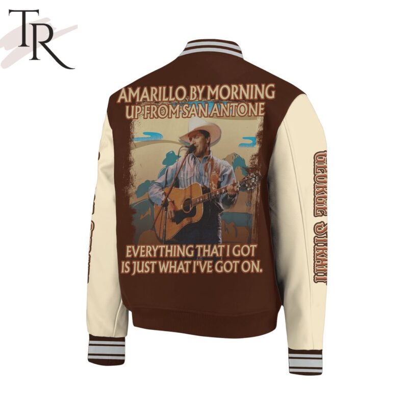 George Strait Amarillo by Morning Baseball Jacket TBJ1052 1