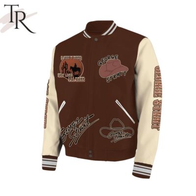 George Strait Amarillo by Morning Baseball Jacket TBJ1052 3 George Strait Amarillo by Morning Baseball Jacket TBJ1052 3