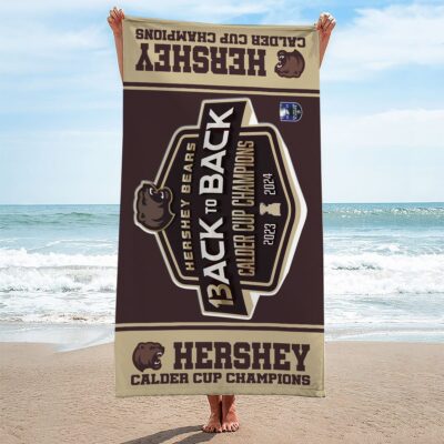 Hershey Bears Rectangle Beach Towel WBT1045 1 Hershey Bears Rectangle Beach Towel WBT1045 1