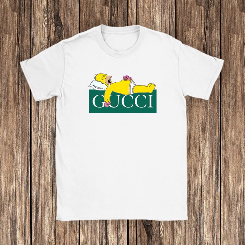 Homer Simpson Gucci Unisex T Shirt Cotton Tee TAT14317 1