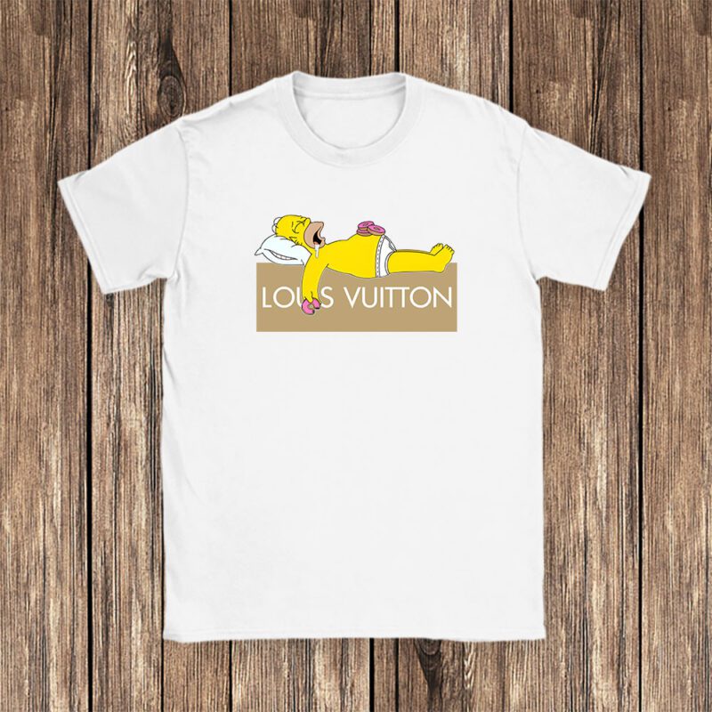 Homer Simpson Louis Vuitton Unisex T Shirt Cotton Tee TAT14318 1
