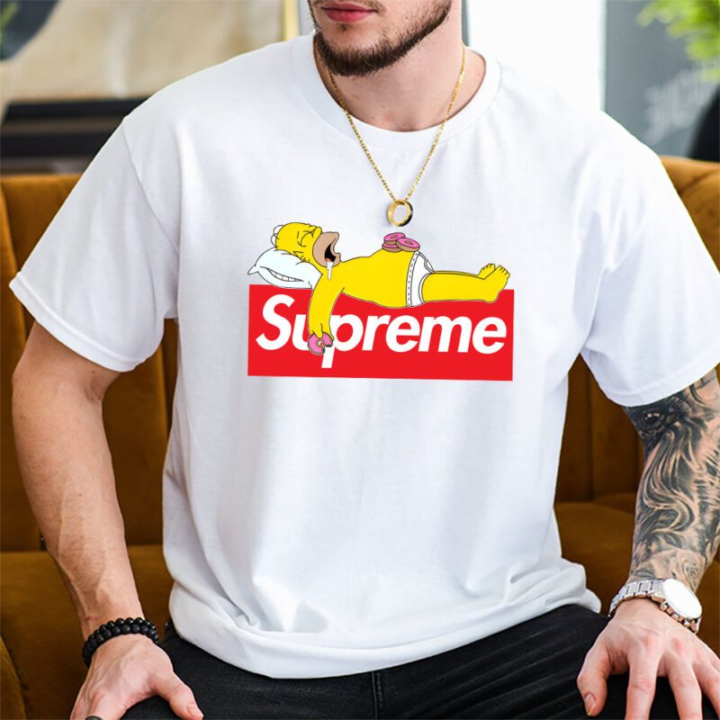 Homer Simpson Supreme Unisex T Shirt Cotton Tee TAT14320 2