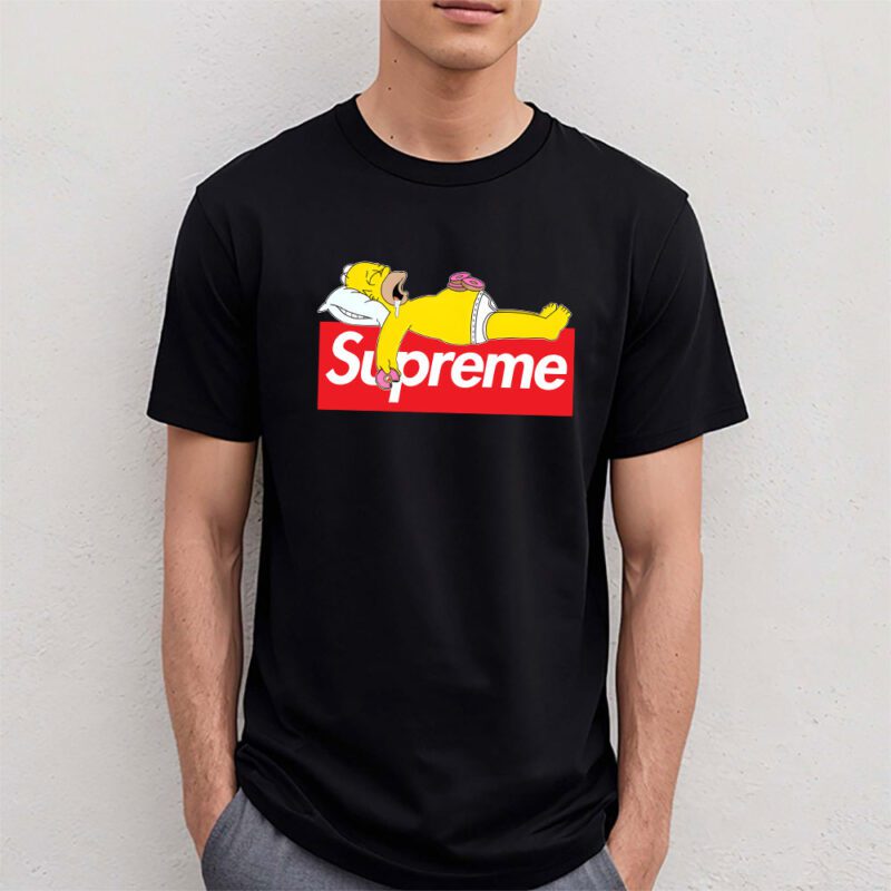 Homer Simpson Supreme Unisex T Shirt Cotton Tee TAT14320 4