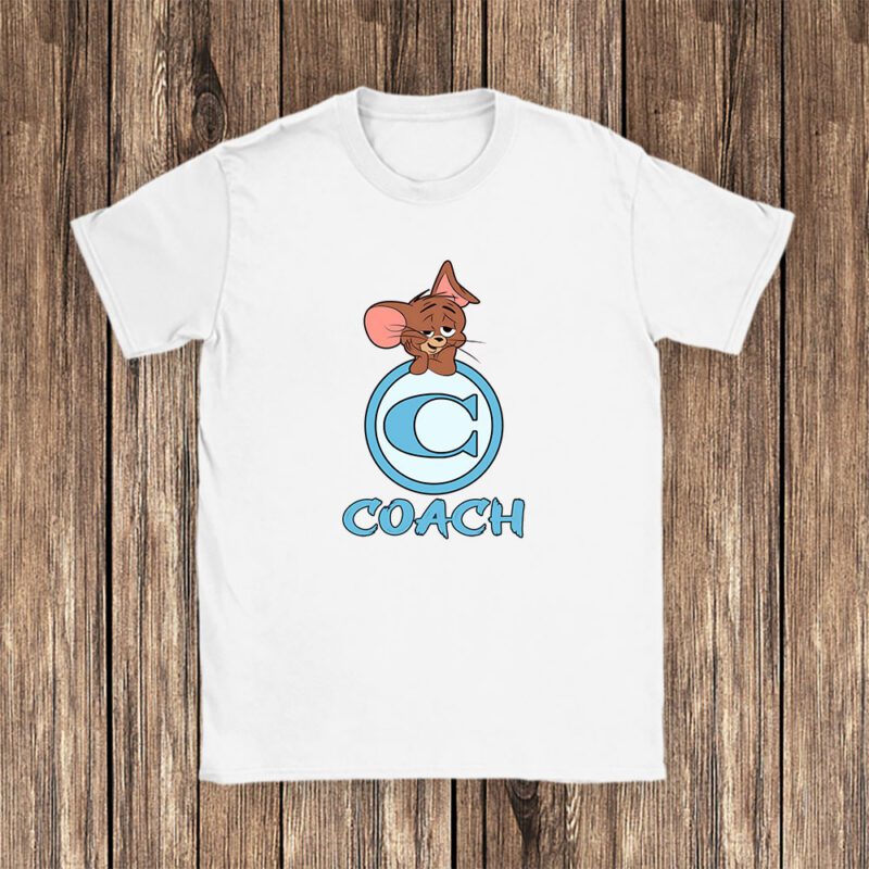 Jerrry In Tom And Jerry Coach Brand Unisex T Shirt Cotton Tee TAT6283 1