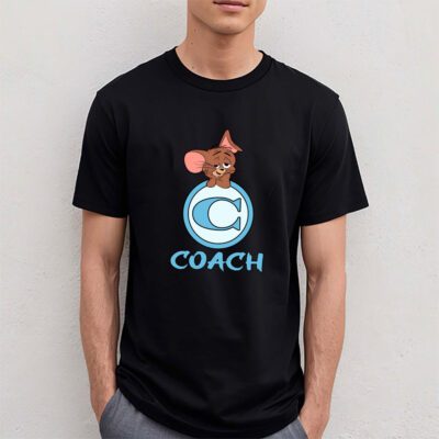 Jerrry In Tom And Jerry Coach Brand Unisex T-Shirt Cotton Tee TAT6283 4 Jerrry In Tom And Jerry Coach Brand Unisex T Shirt Cotton Tee TAT6283 4