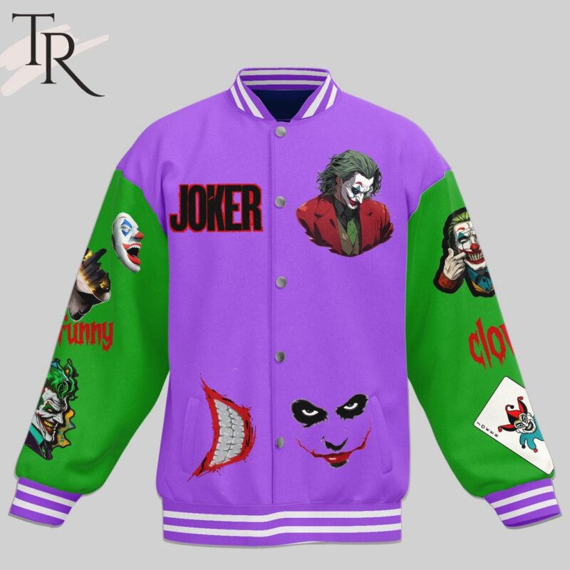 Joker If Youre Good At Something Never Do It For Free Baseball Jacket TBJ1065 1
