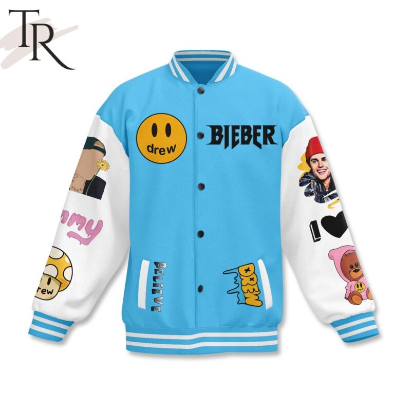 Justin Bieber All I Need Is Beauty And A Beat Baseball Jacket TBJ1068 2