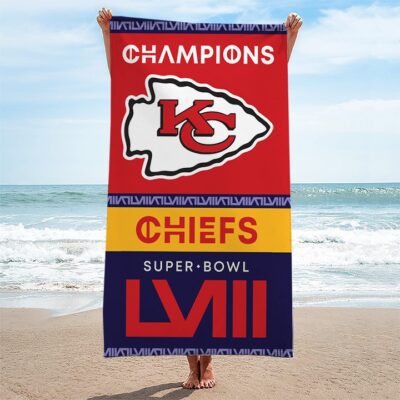 Kansas City Chiefs Rectangle Beach Towel WBT1151