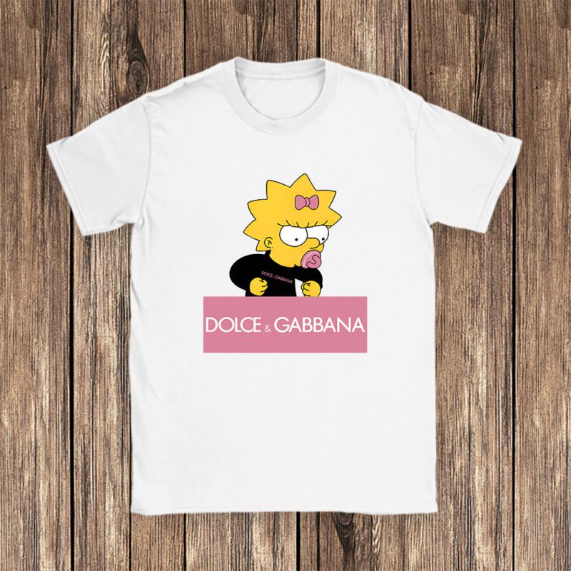 Lisa Simpson Dolce Gabbana Unisex T Shirt Cotton Tee TAT14322 1
