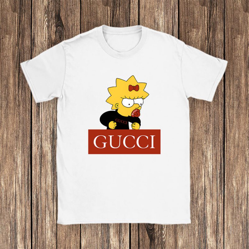 Lisa Simpson Gucci Unisex T Shirt Cotton Tee TAT14323 1