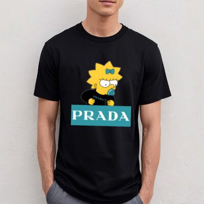 Lisa Simpson Prada Unisex T Shirt Cotton Tee TAT14325 4