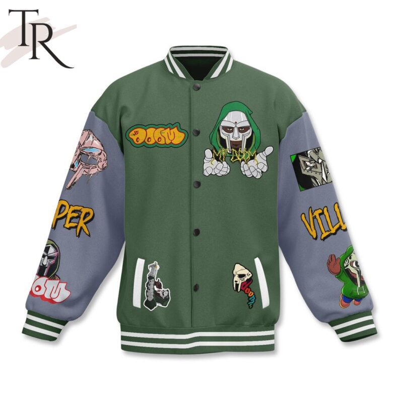 MF DOOM Nothing Is Real The Illest Villain Baseball Jacket TBJ1086 1