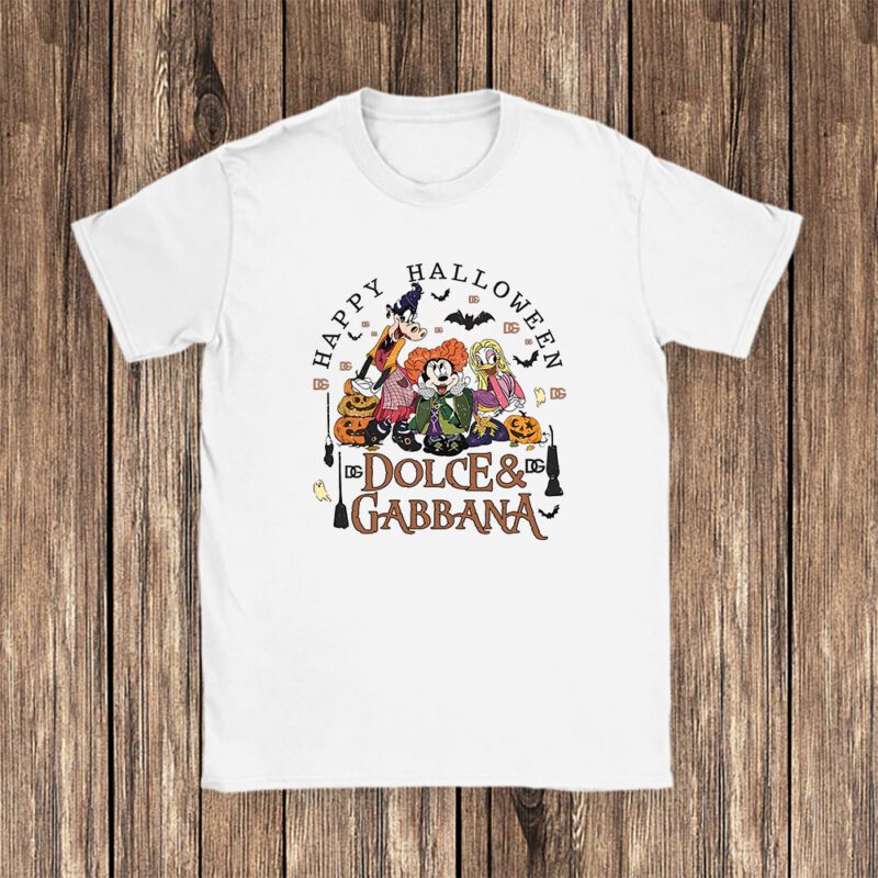 Mickey Happy Halloween Dolce Gabbana Unisex T Shirt Cotton Tee TAT9288 1