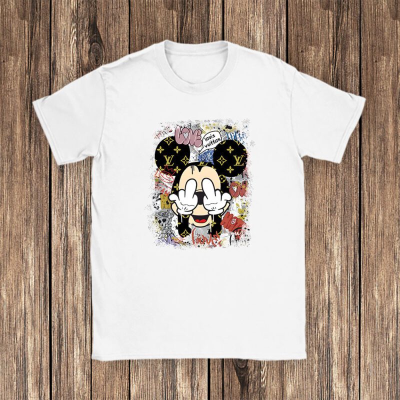 Mickey Louis Vuitton Unisex T Shirt Cotton Tee TAT14332 1