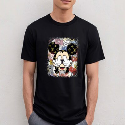 Mickey Louis Vuitton Unisex T Shirt Cotton Tee TAT14332 4
