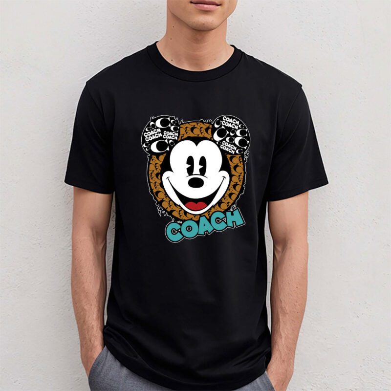 Mickey Mouse Coach Unisex T Shirt Cotton Tee TAT7067 4