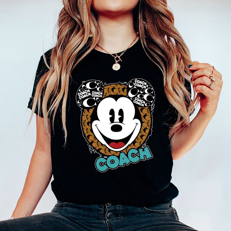 Mickey Mouse Coach Unisex T Shirt Cotton Tee TAT7067 5