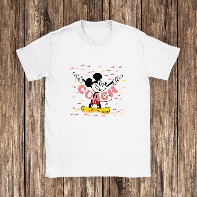 Mickey Mouse Coach Unisex T Shirt Cotton Tee TAT7588 1