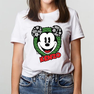 Mickey Mouse Kenzo Unisex T Shirt Cotton Tee TAT7078 3