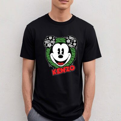 Mickey Mouse Kenzo Unisex T Shirt Cotton Tee TAT7078 4