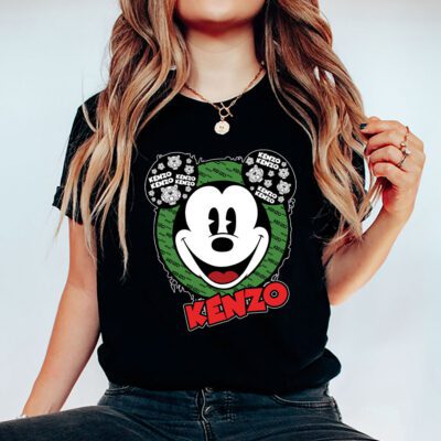 Mickey Mouse Kenzo Unisex T Shirt Cotton Tee TAT7078 5