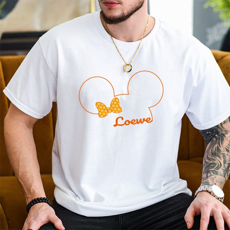 Mickey Mouse Loewe Unisex T Shirt Cotton Tee TAT8240 2