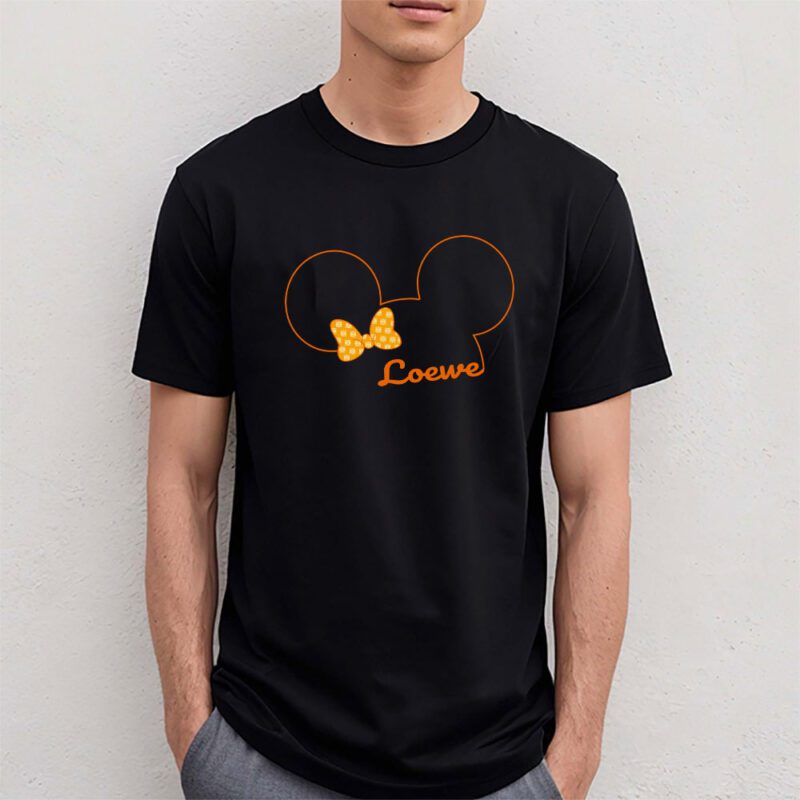 Mickey Mouse Loewe Unisex T Shirt Cotton Tee TAT8240 4