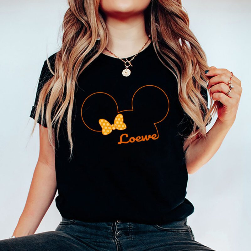 Mickey Mouse Loewe Unisex T Shirt Cotton Tee TAT8240 5