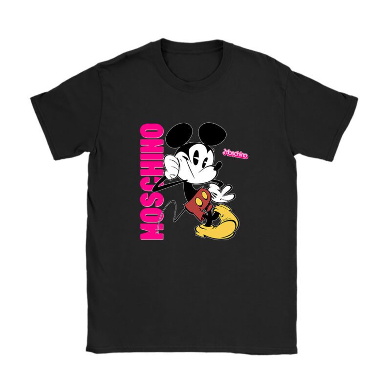 Mickey Mouse Moschino Unisex T-Shirt Cotton Tee TAT8302