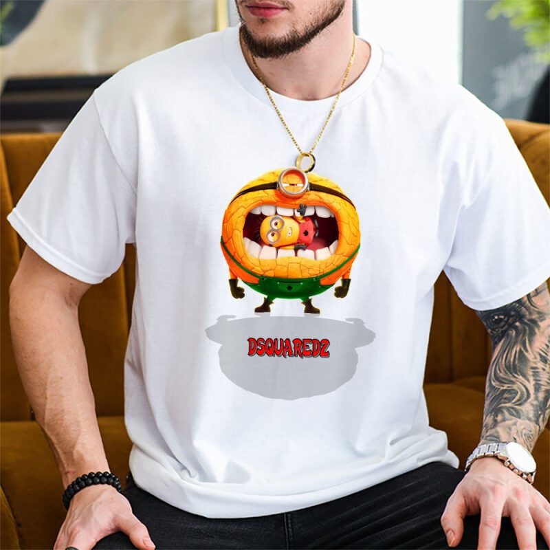 Minions Despicable Me 4 Dsquared2 Unisex T Shirt TAT5518 1