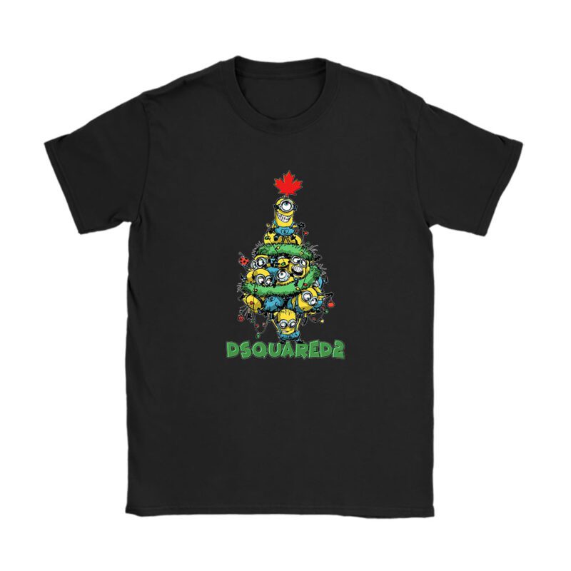 Minions Despicable Me Christmas Dsquared2 Brand Unisex T-Shirt Cotton Tee TAT6322