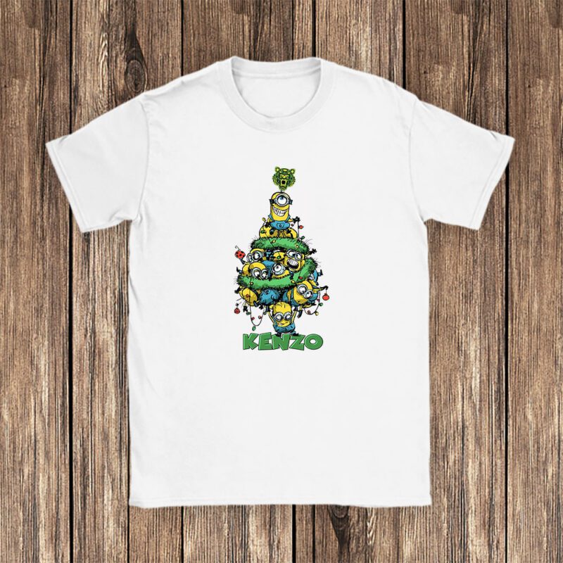 Minions Despicable Me Christmas Kenzo Brand Unisex T Shirt Cotton Tee TAT6330 1