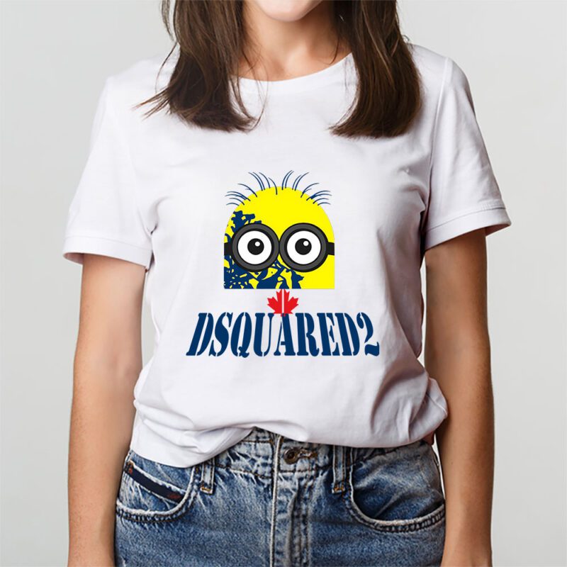 Minions Despicable Me Dsquared2 Brand Unisex T Shirt Cotton Tee TAT6337 2