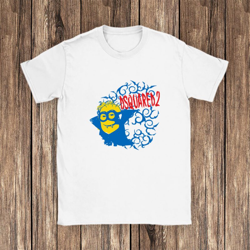 Minions Despicable Me Dsquared2 Brand Unisex T Shirt Cotton Tee TAT6340 1