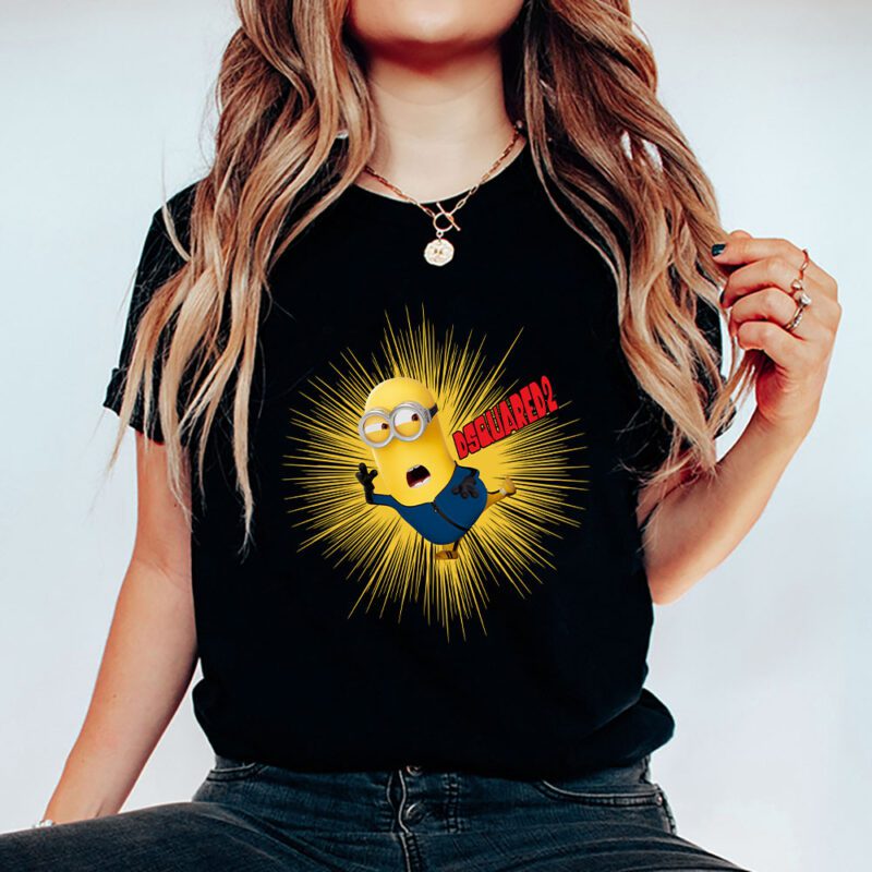 Minions Despicable Me Dsquared2 Brand Unisex T Shirt Cotton Tee TAT6341 5