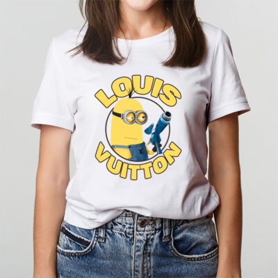 Minions Despicable Me Kelvin Louis Vuitton Unisex T Shirt Cotton Tee TAT14328 3