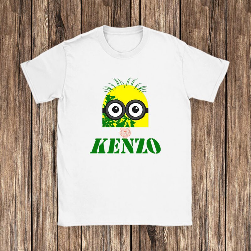 Minions Despicable Me Kenzo Brand Unisex T Shirt Cotton Tee TAT6349 1