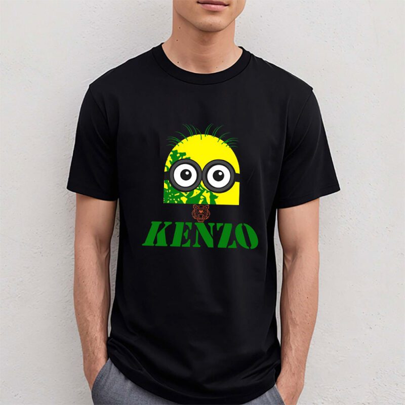 Minions Despicable Me Kenzo Brand Unisex T Shirt Cotton Tee TAT6349 4