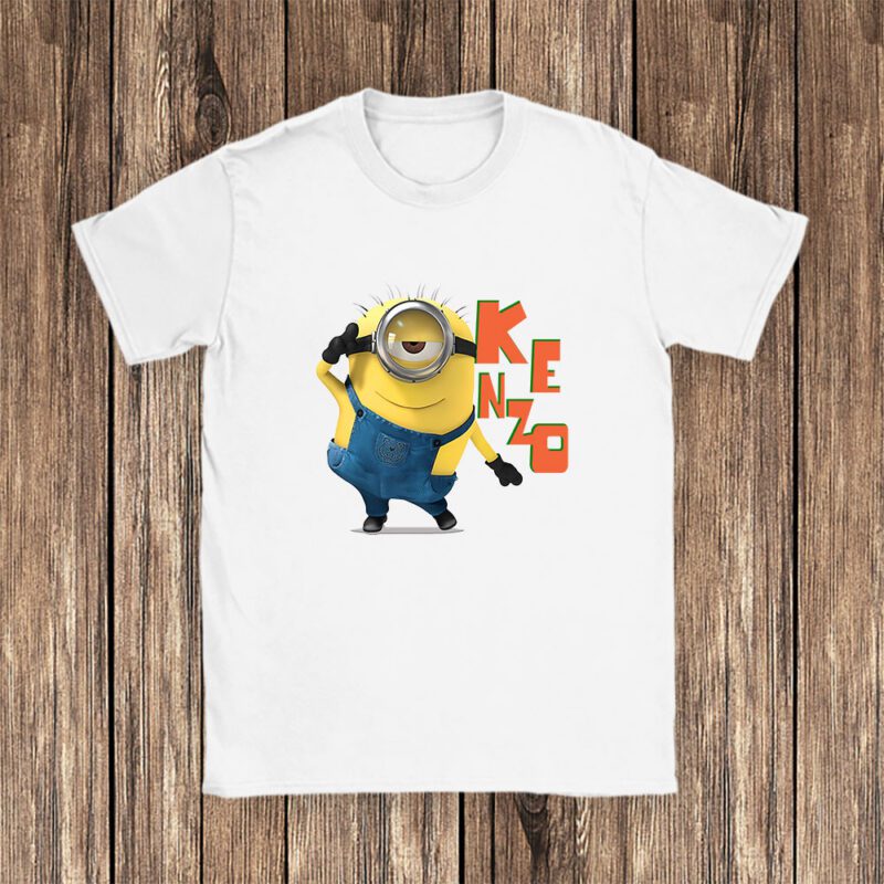Minions Despicable Me Kenzo Brand Unisex T Shirt Cotton Tee TAT6350 1