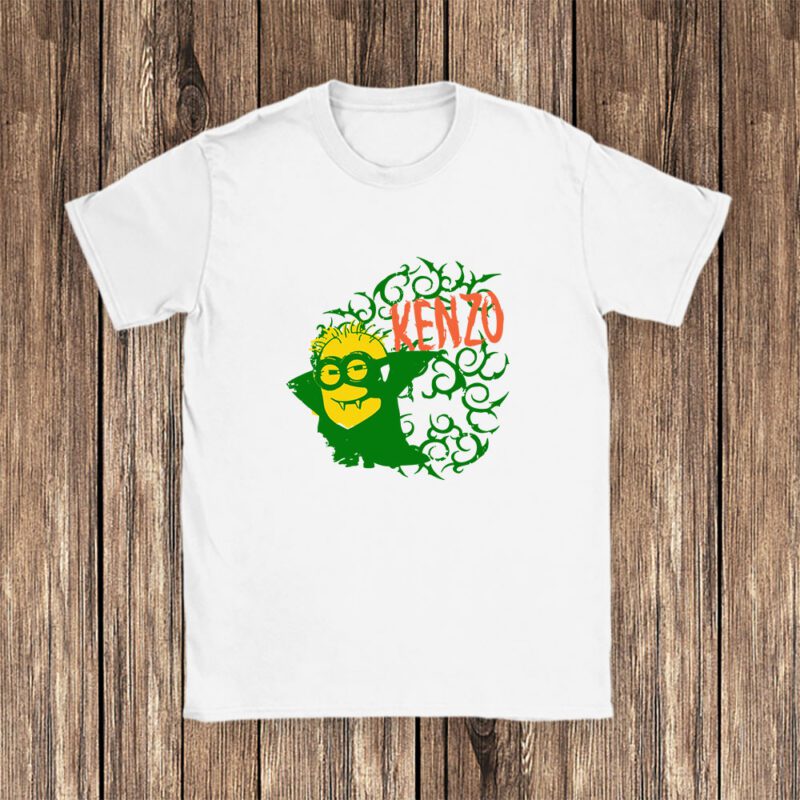 Minions Despicable Me Kenzo Brand Unisex T Shirt Cotton Tee TAT6352 1